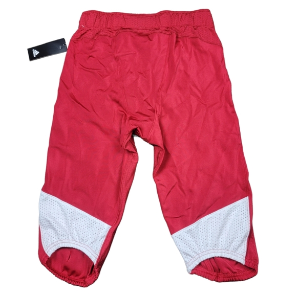 New Adidas Man Press Coverage Football Pants Size XL Red - Picture 12 of 12
